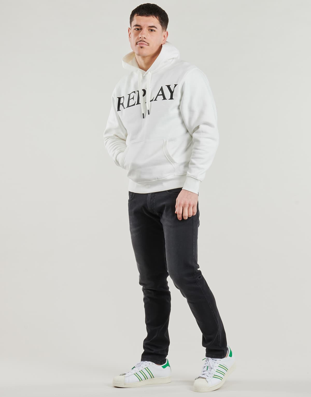 Men's Sweatshirts Replay White