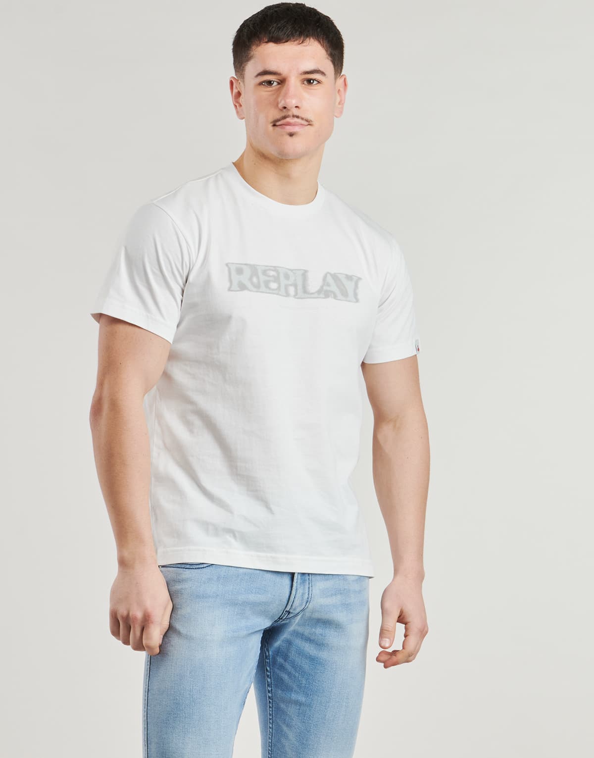 Men's T-Shirts Replay White