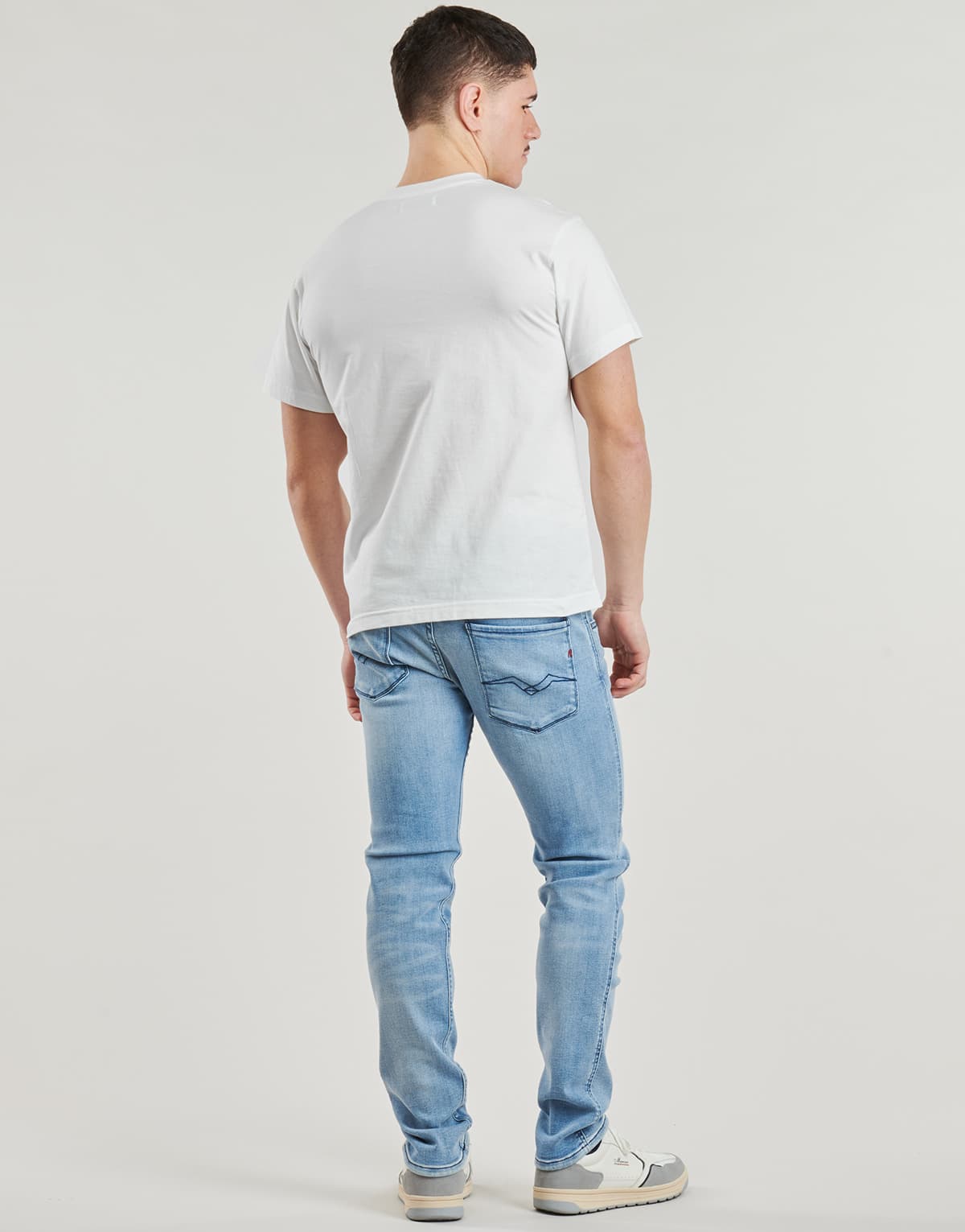 Men's T-Shirts Replay White