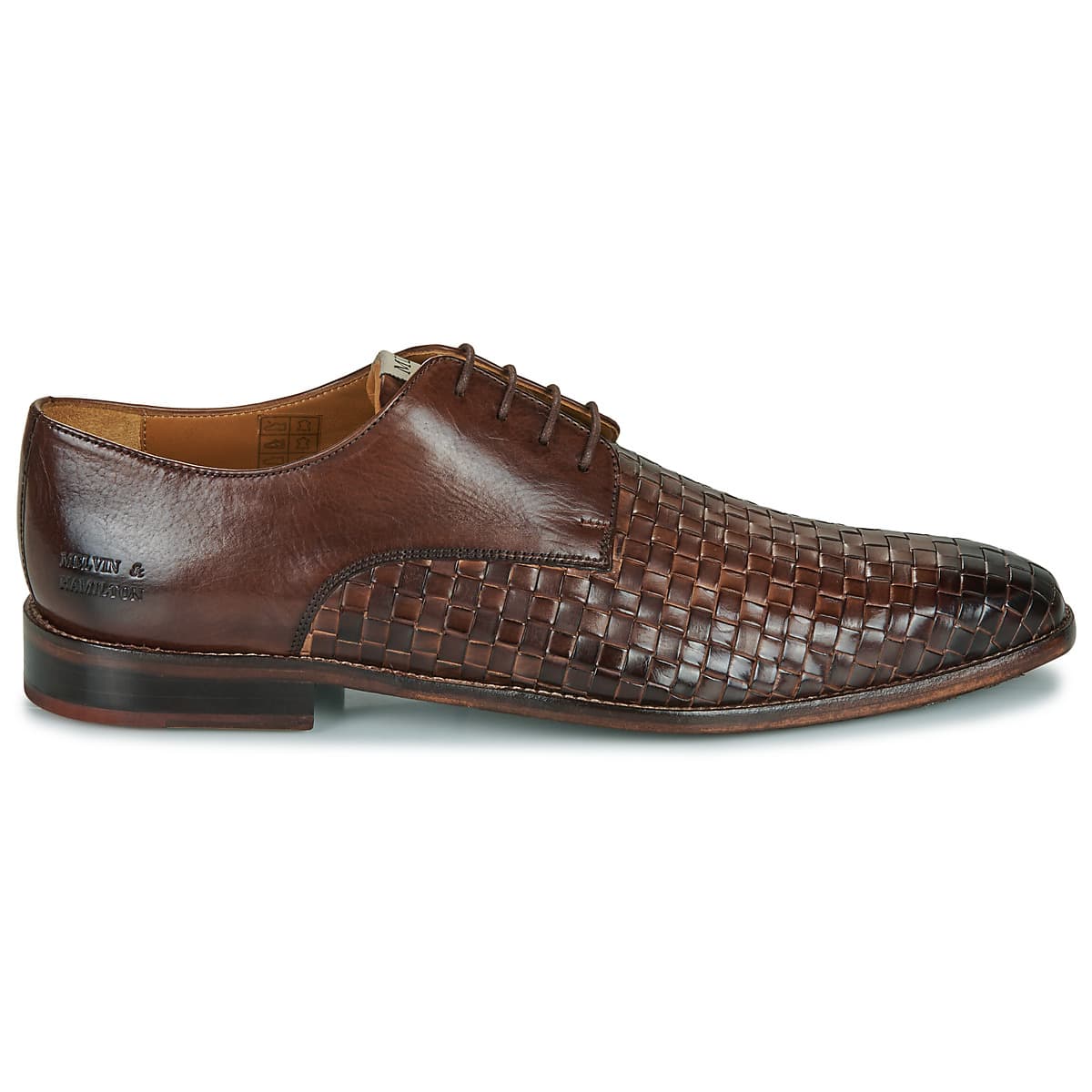 Men's Derby Shoes Melvin & Hamilton Brown