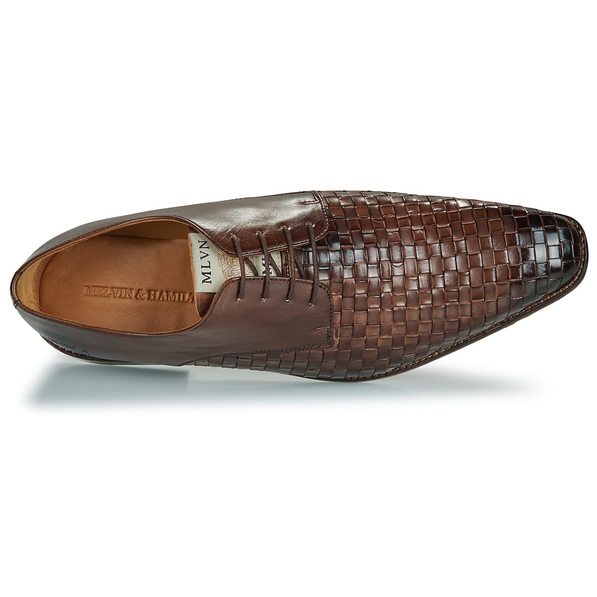 Men's Derby Shoes Melvin & Hamilton Brown