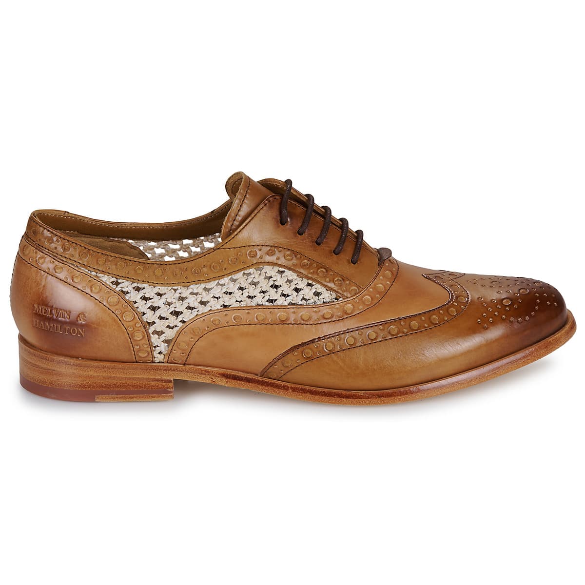 Women's Derby Shoes Melvin & Hamilton Brown