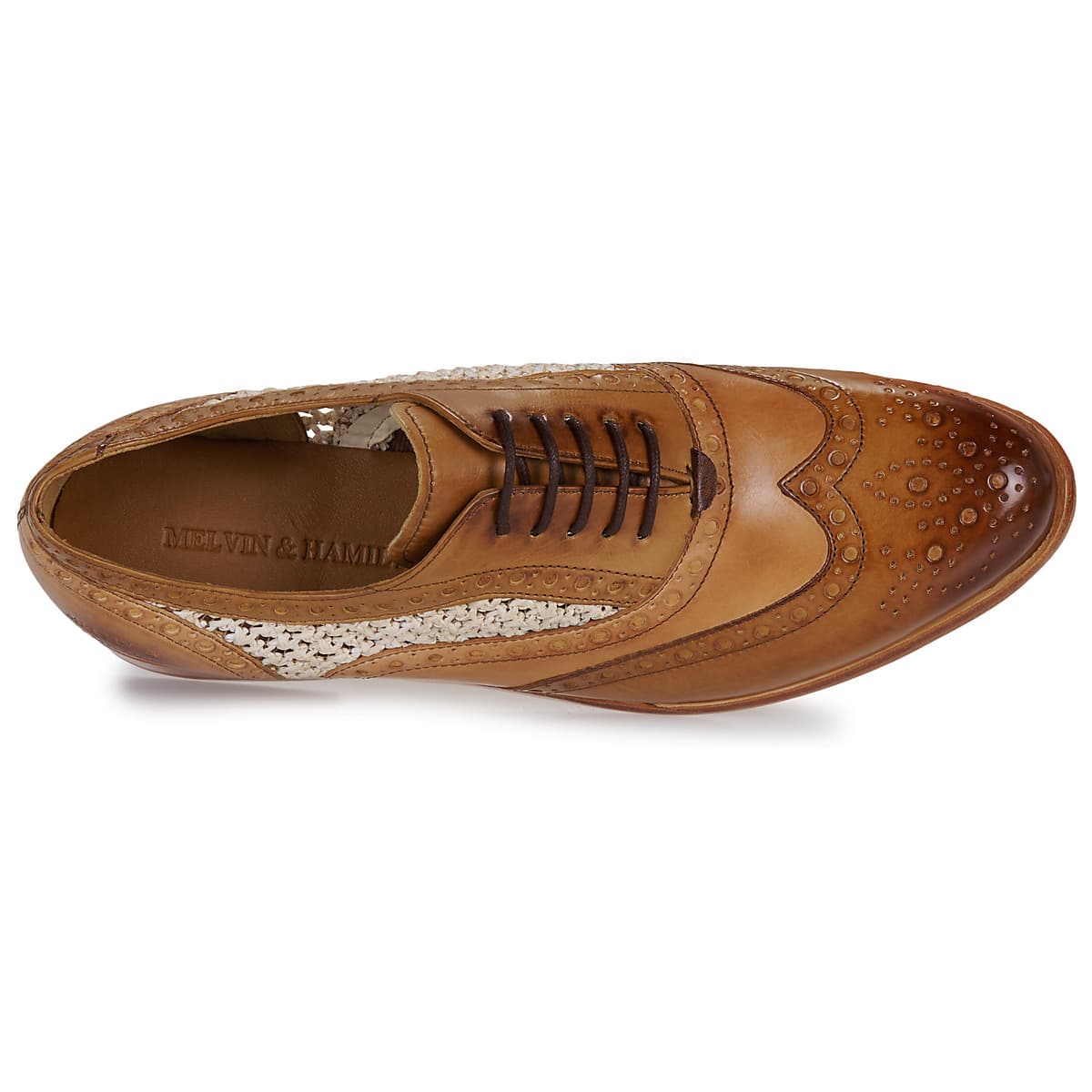 Women's Derby Shoes Melvin & Hamilton Brown