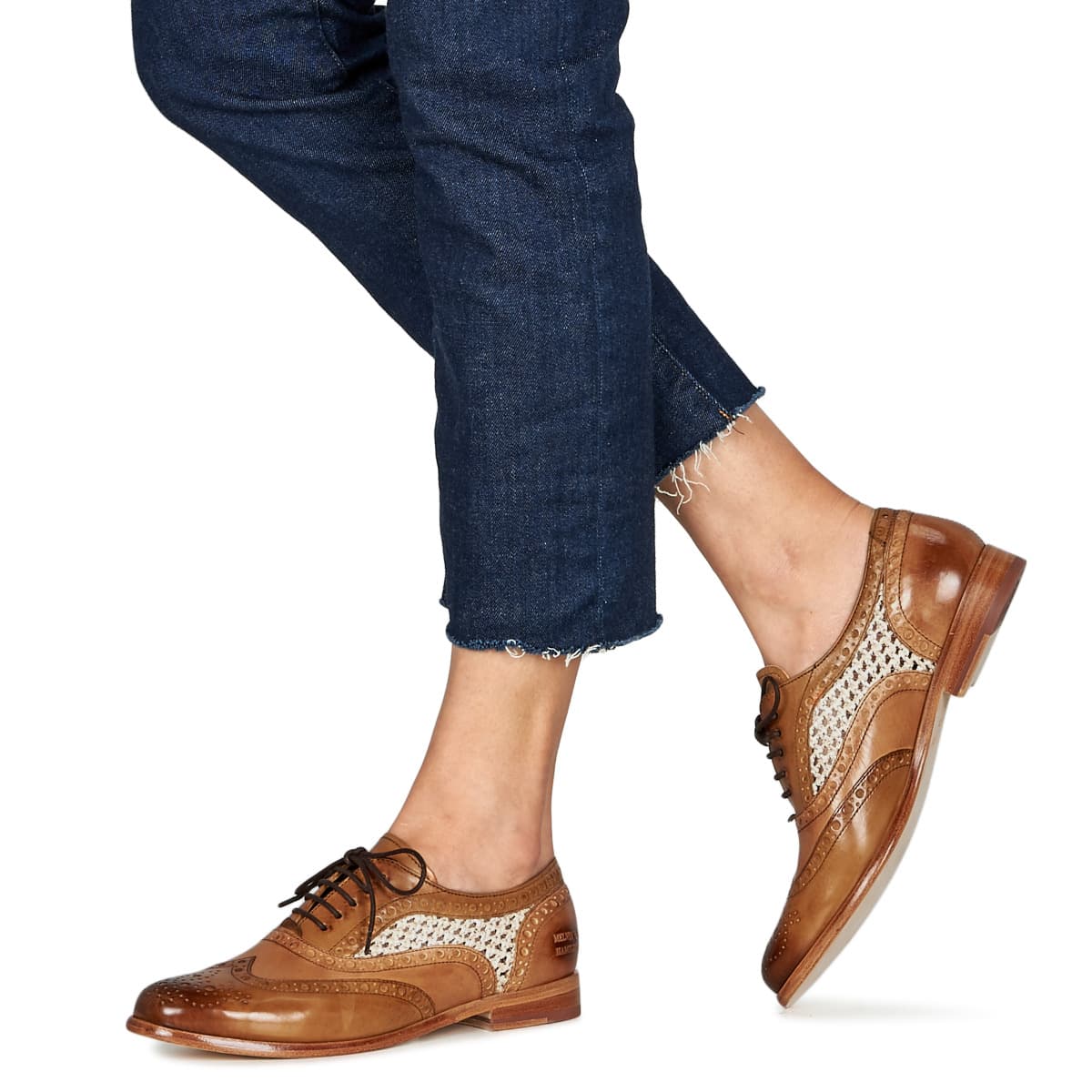 Women's Derby Shoes Melvin & Hamilton Brown