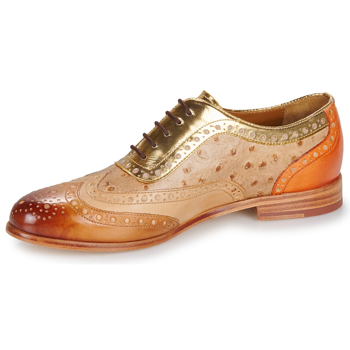 Women's Derby Shoes Melvin & Hamilton Brown