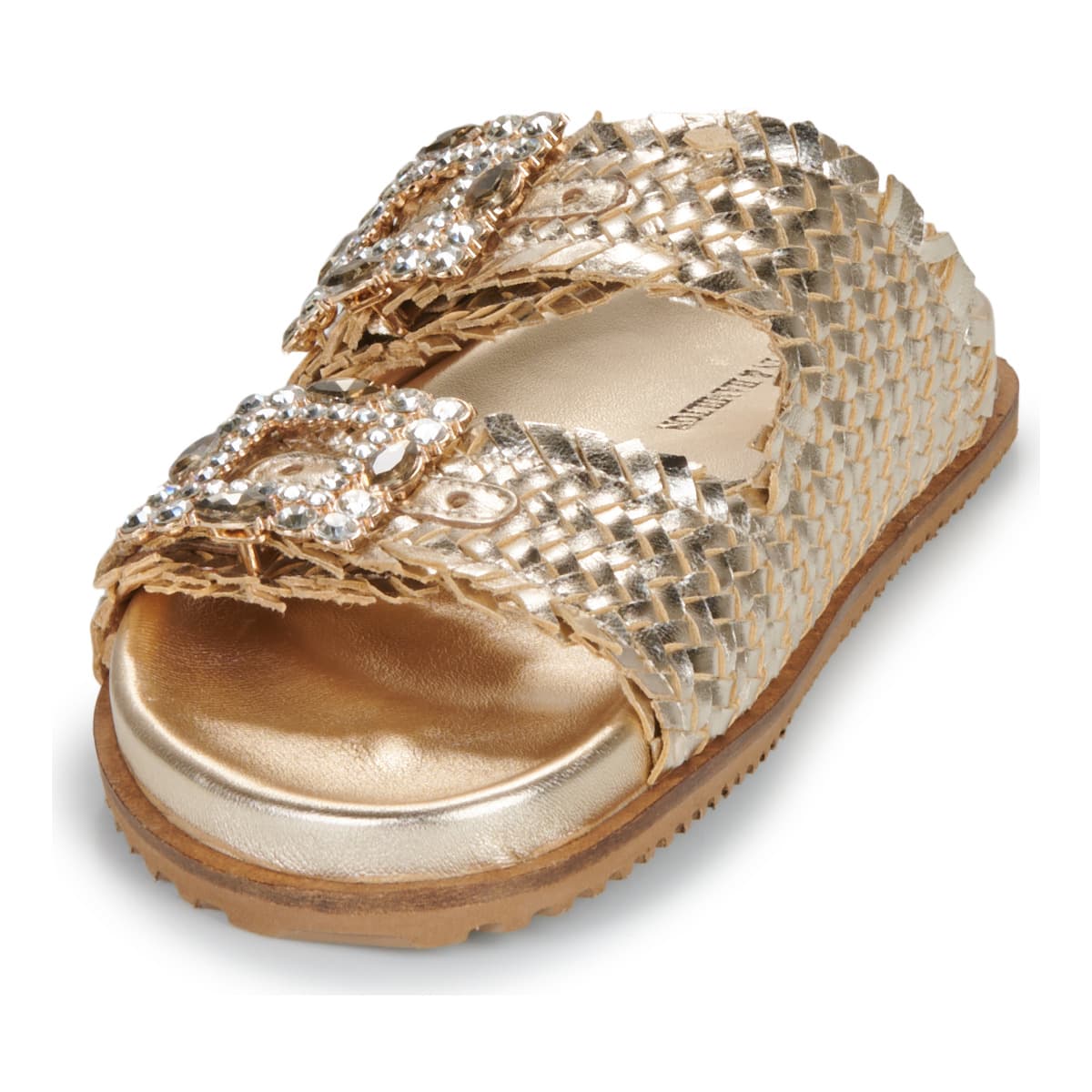 Women's Mules Melvin & Hamilton Gold