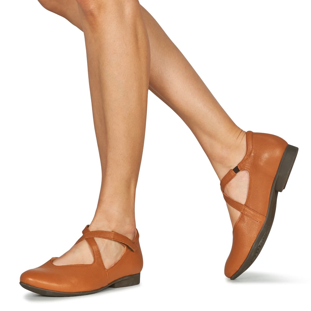 Women's Ballet Flats Think Brown