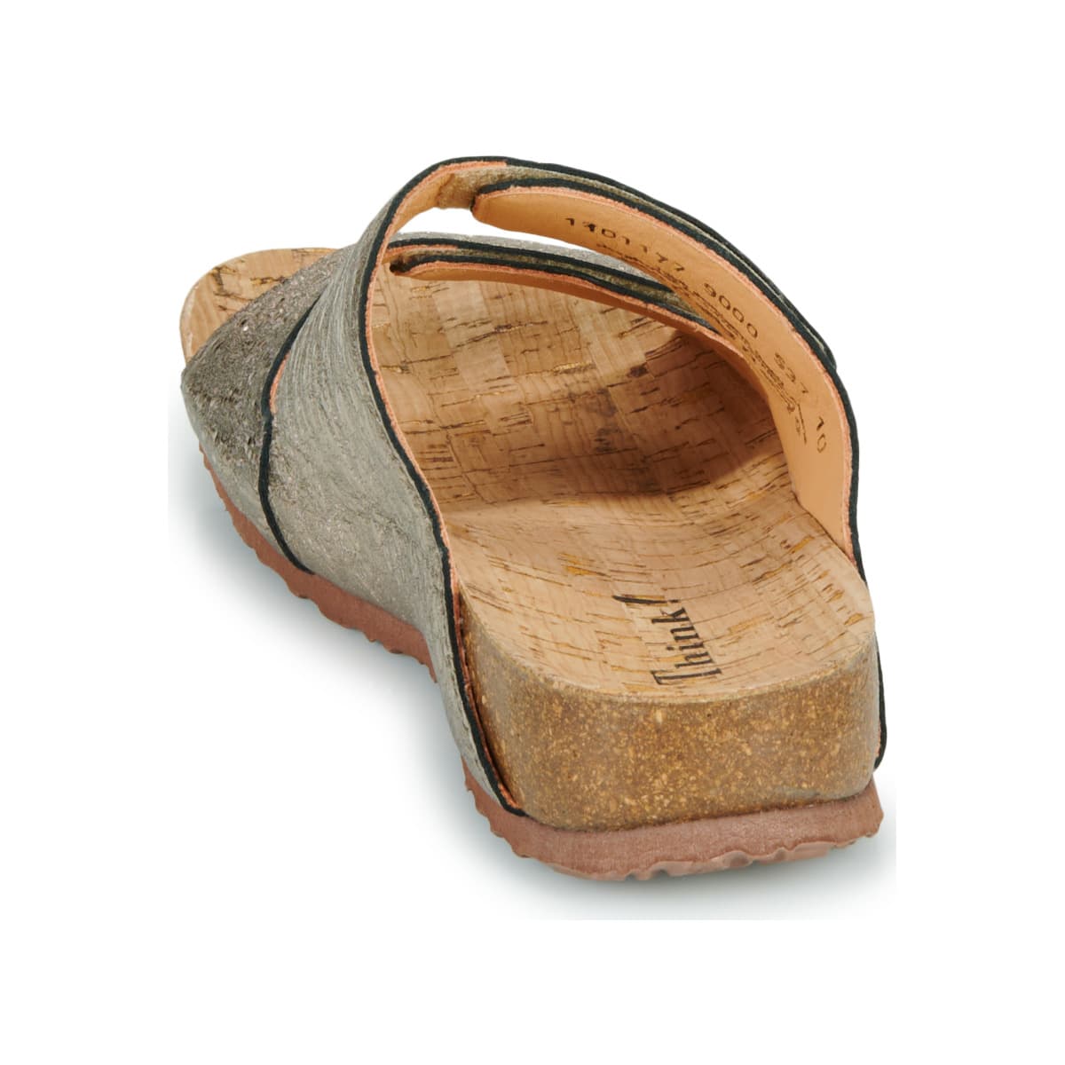 Women's Mules Think Silver