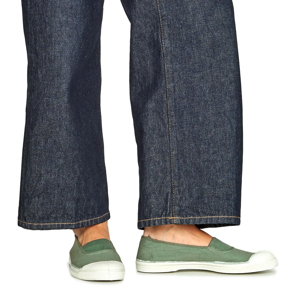 Women's Loafers Bensimon Green