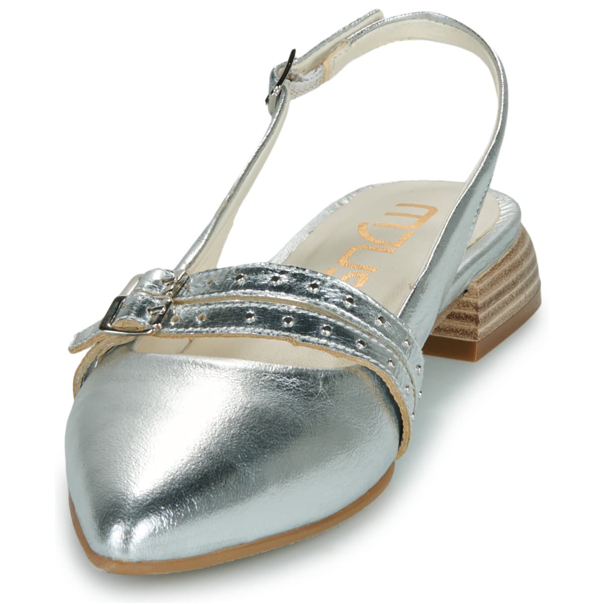 Women's Ballet Flats Mjus Silver