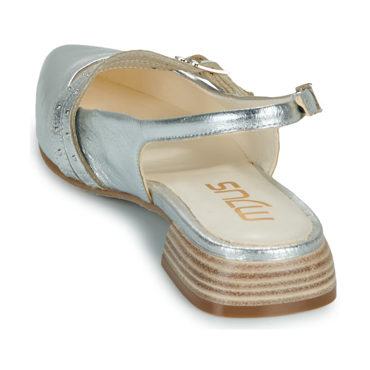 Women's Ballet Flats Mjus Silver