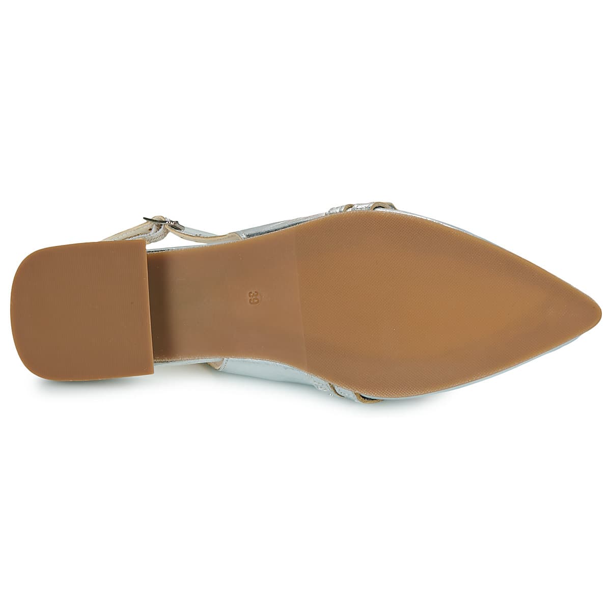 Women's Ballet Flats Mjus Silver