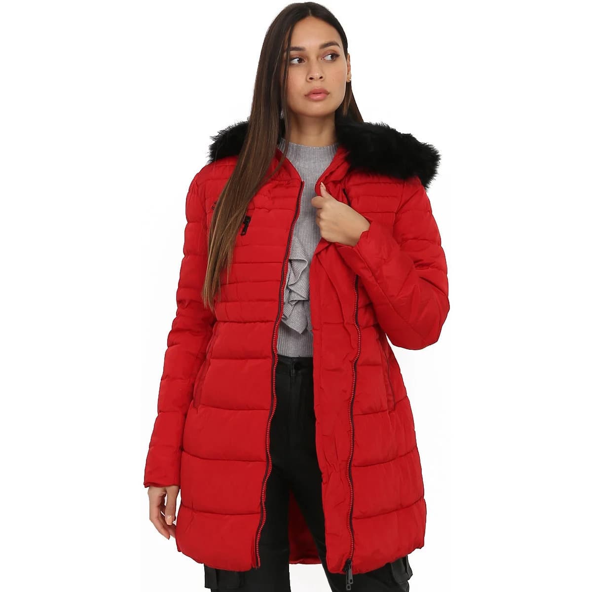 Women's Coats La Modeuse Red