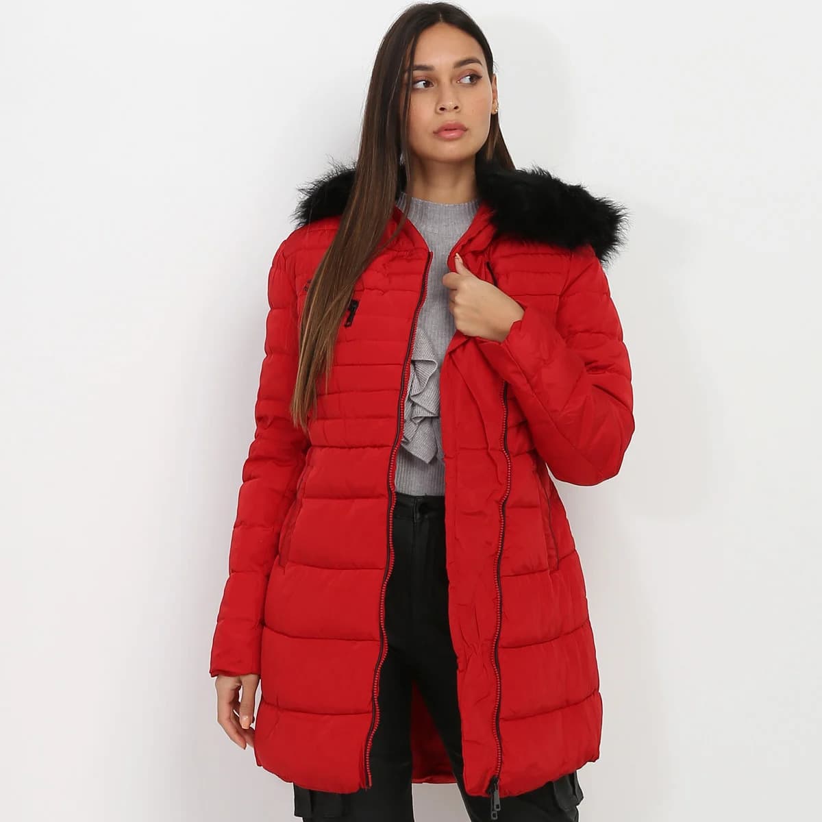 Women's Coats La Modeuse Red