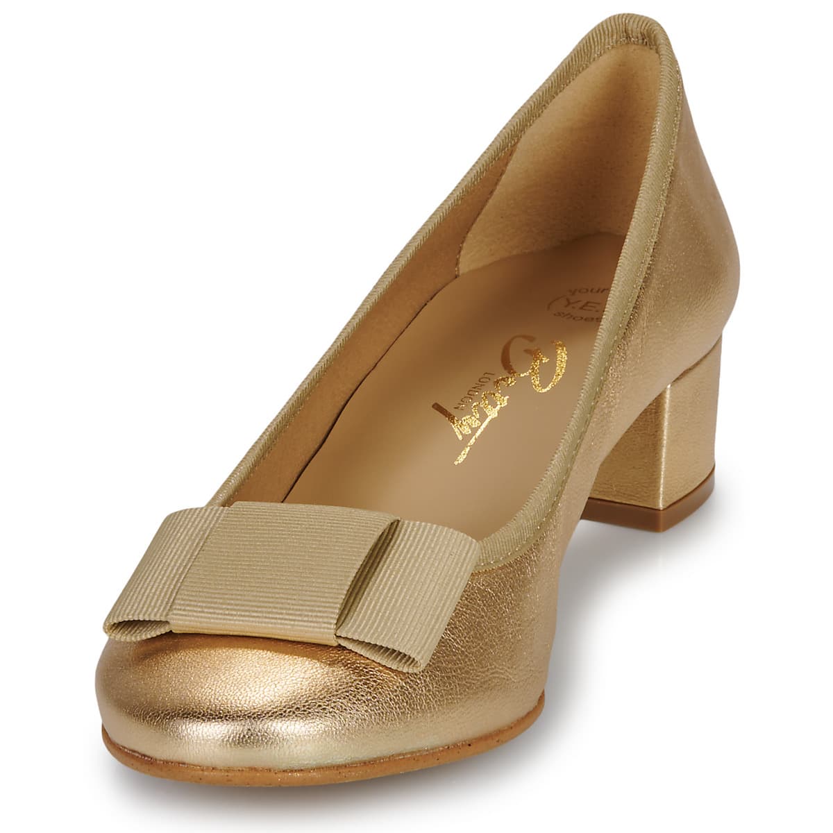 Women's Ballet Flats Betty London Gold