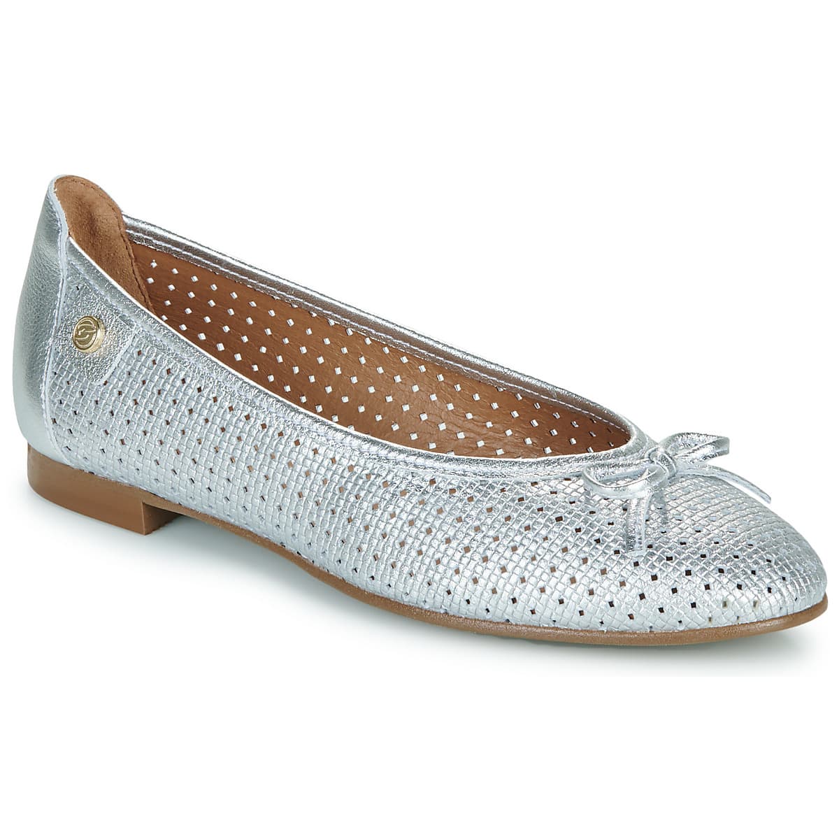 Women's Ballet Flats Betty London Silver