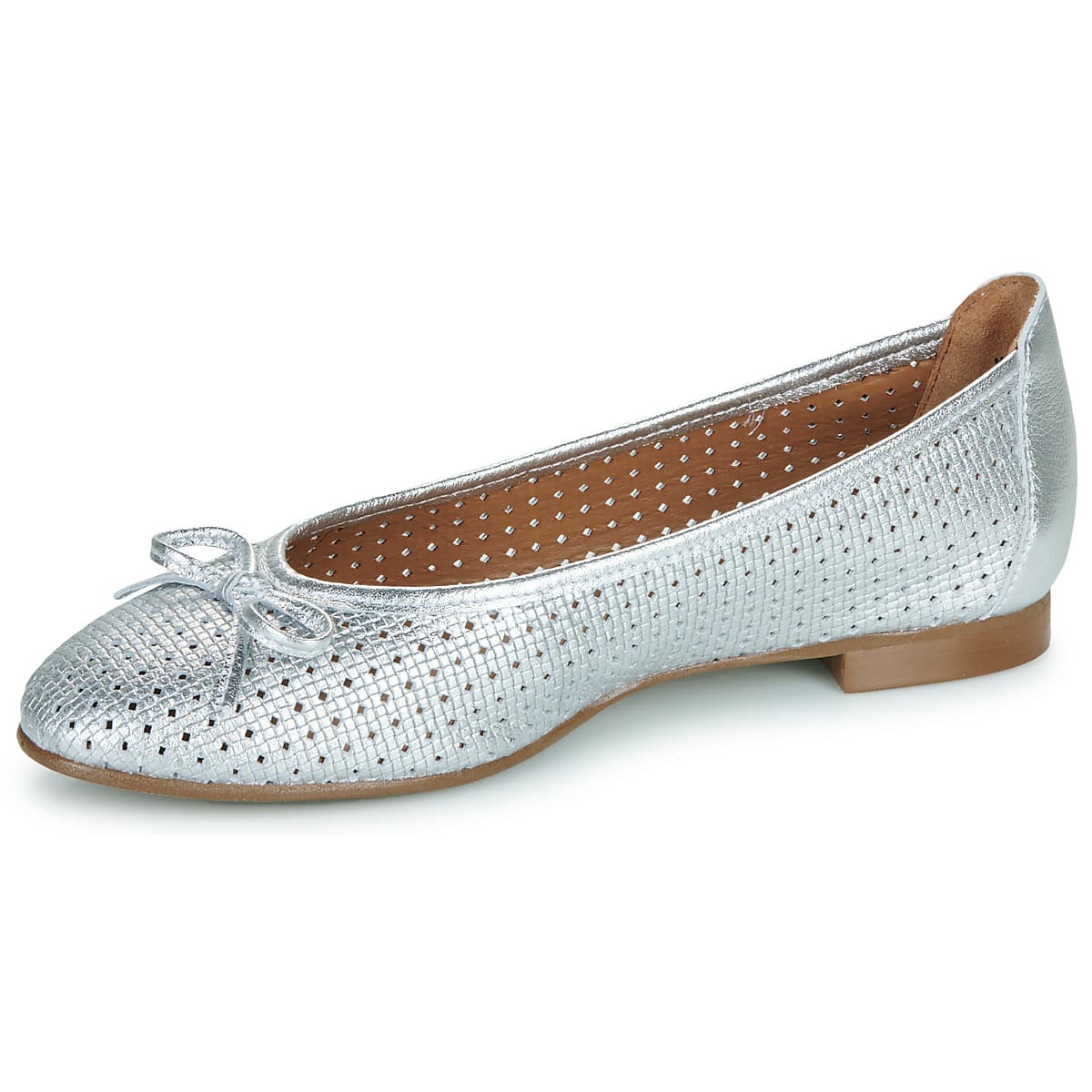 Women's Ballet Flats Betty London Silver