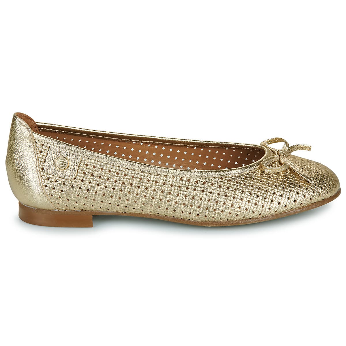 Women's Ballet Flats Betty London Gold