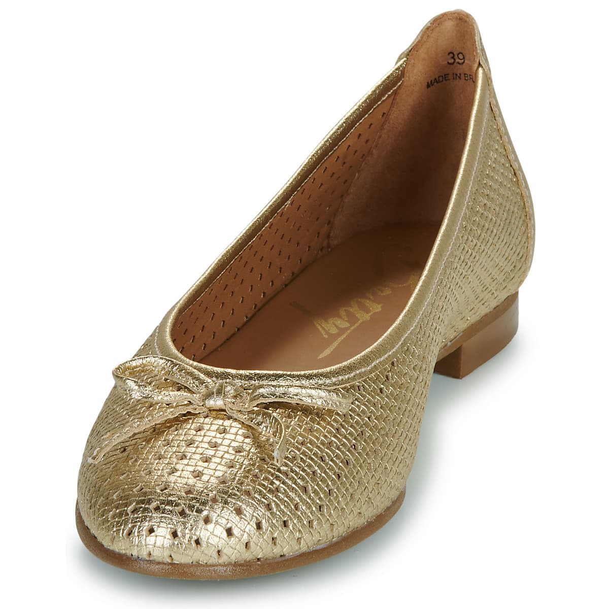 Women's Ballet Flats Betty London Gold