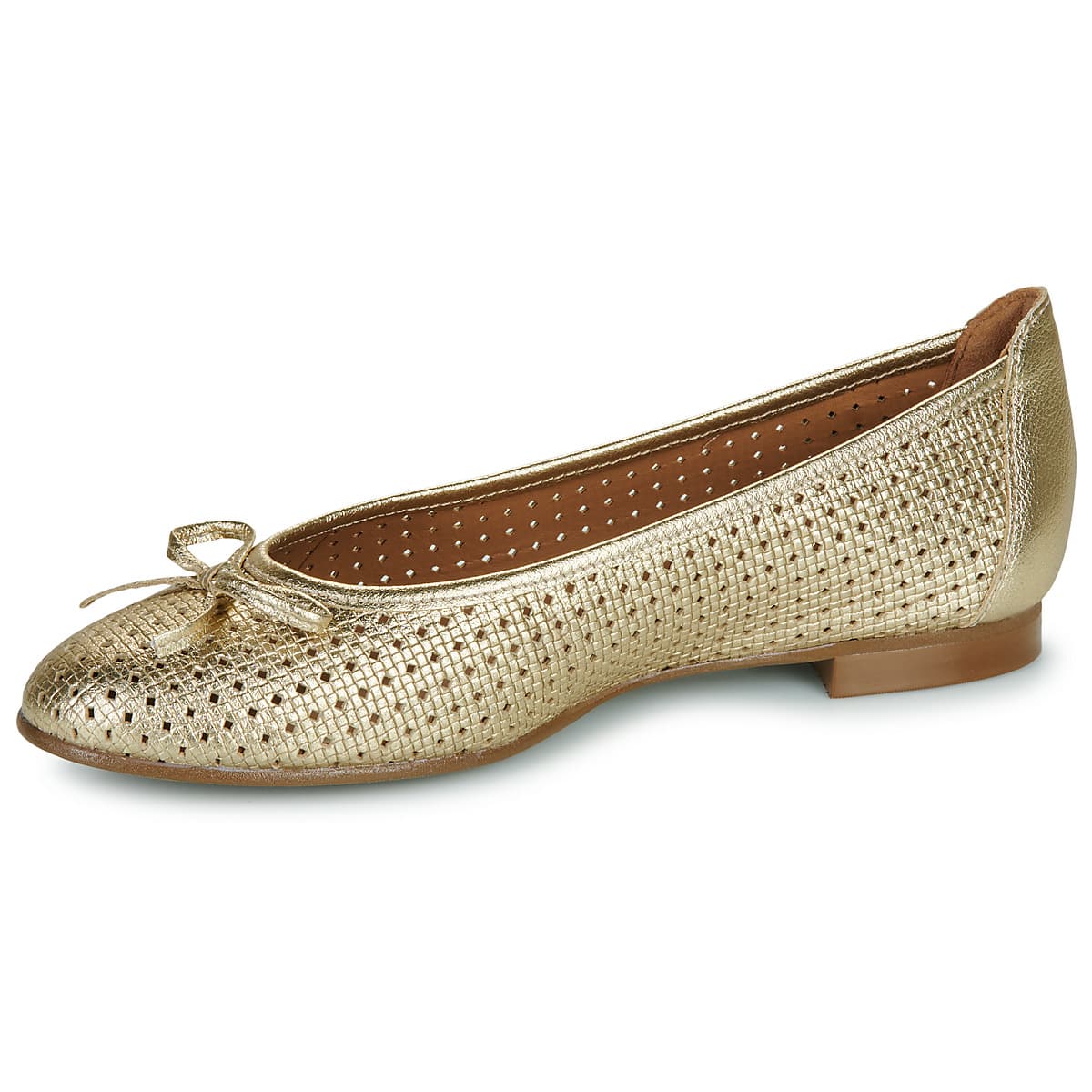 Women's Ballet Flats Betty London Gold