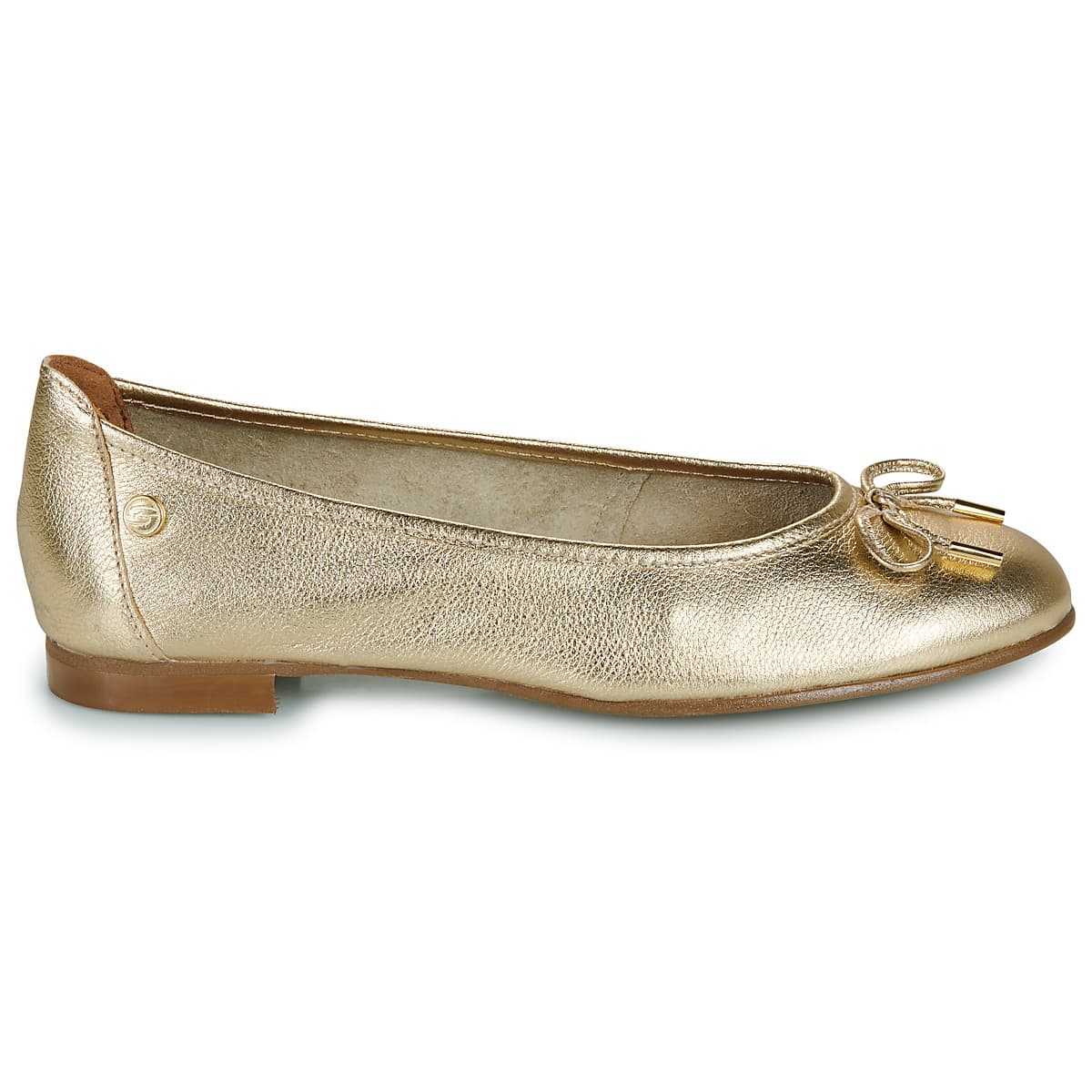 Women's Ballet Flats Betty London Gold