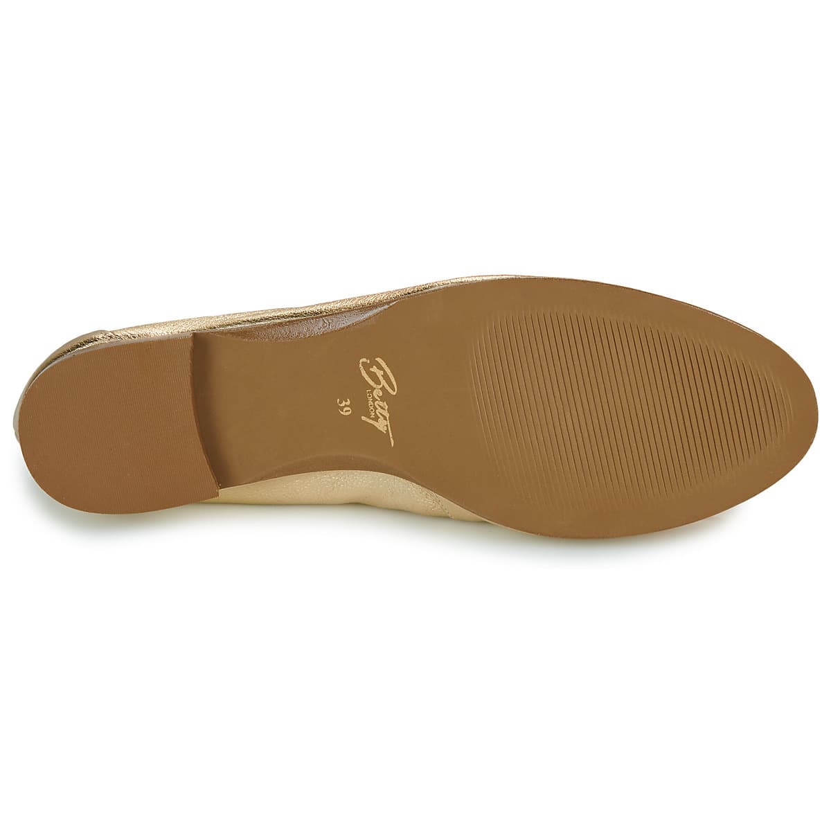 Women's Ballet Flats Betty London Gold
