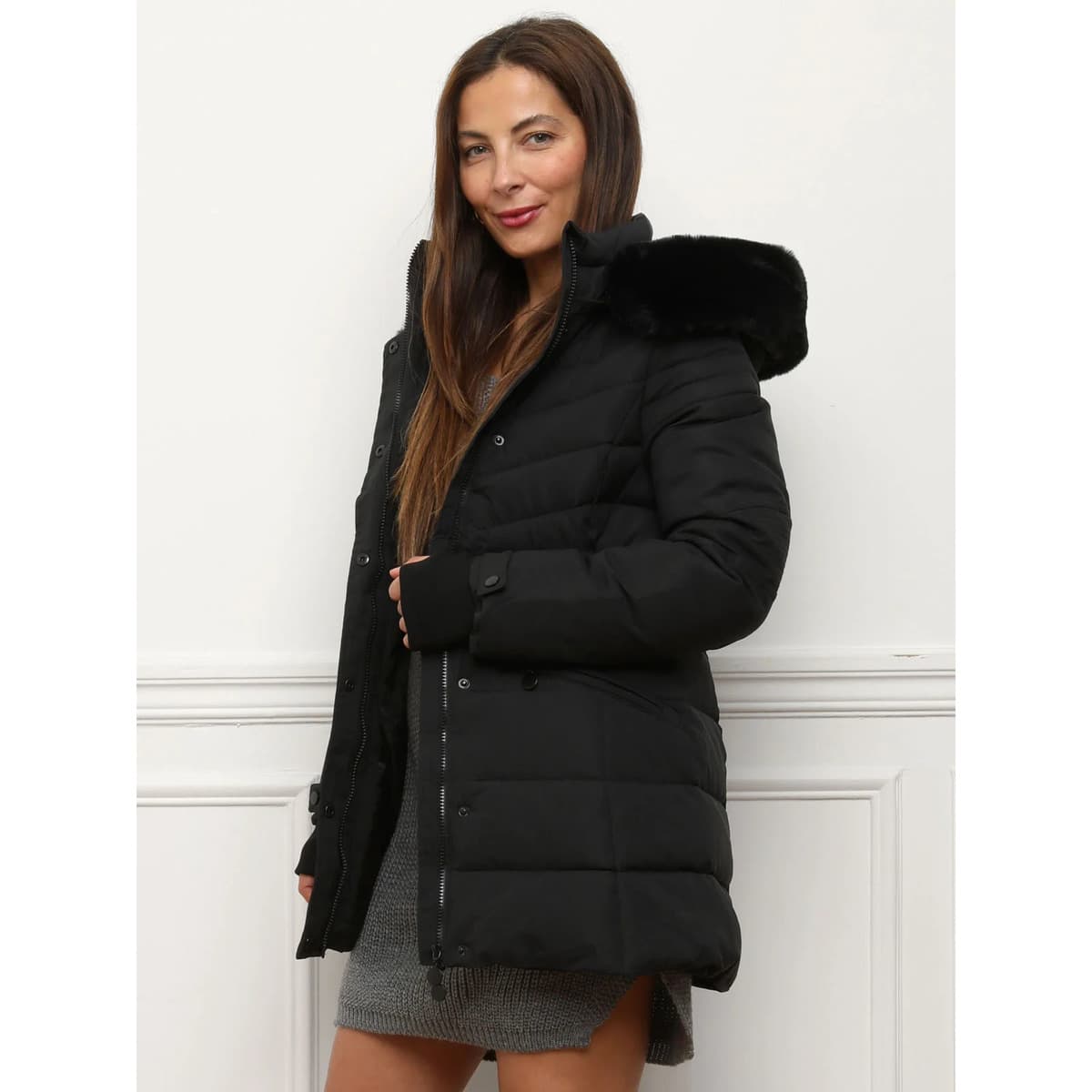 Women's Coats La Modeuse Black