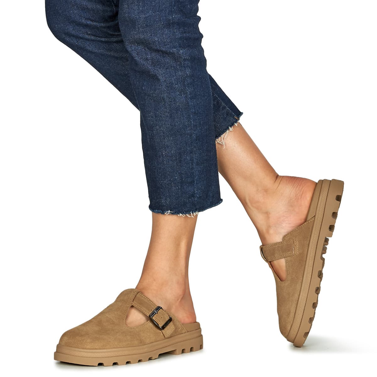 Women's Mules Palladium Brown