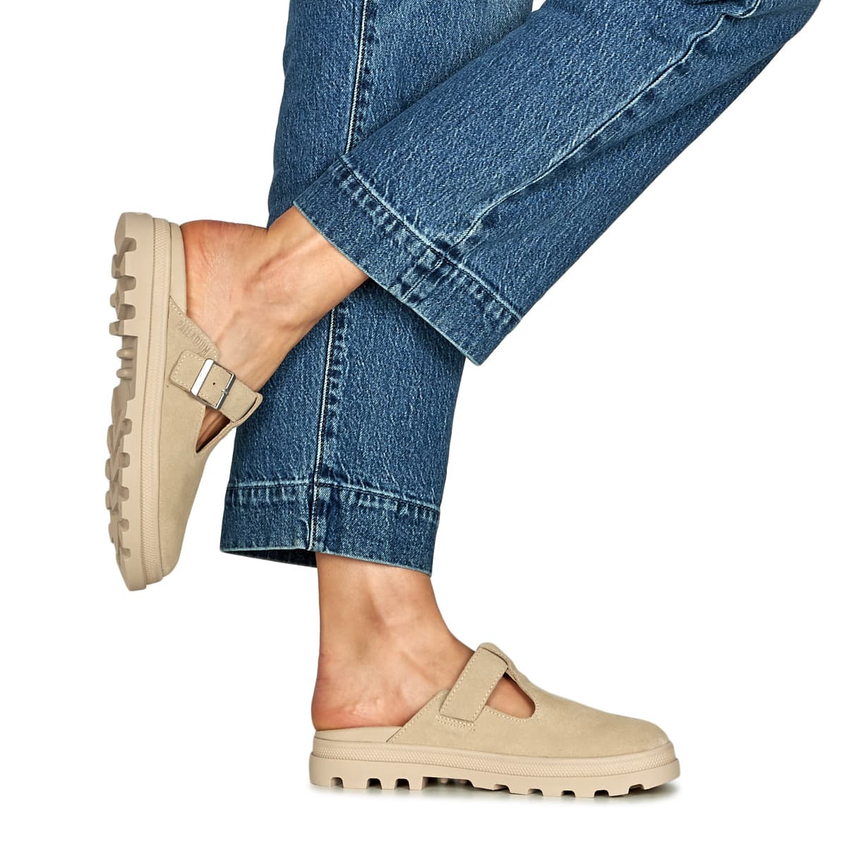 Women's Mules Palladium Beige