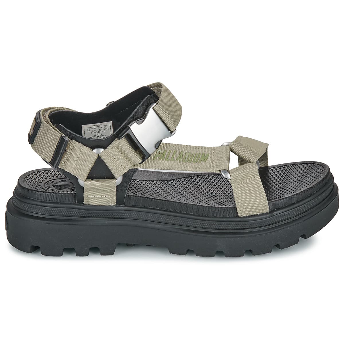 Women's Platforms Palladium Green