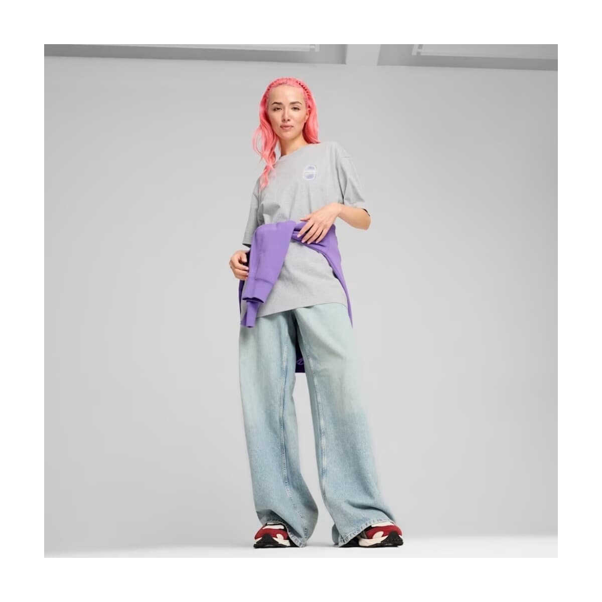 Men's T-Shirts Puma Gray