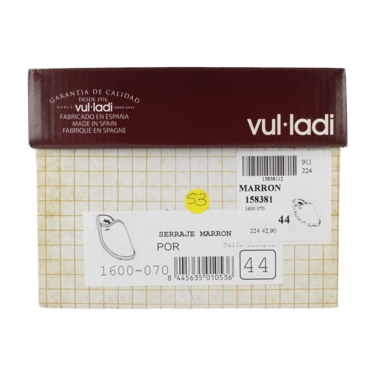 Men's House Slippers Vulladi Brown