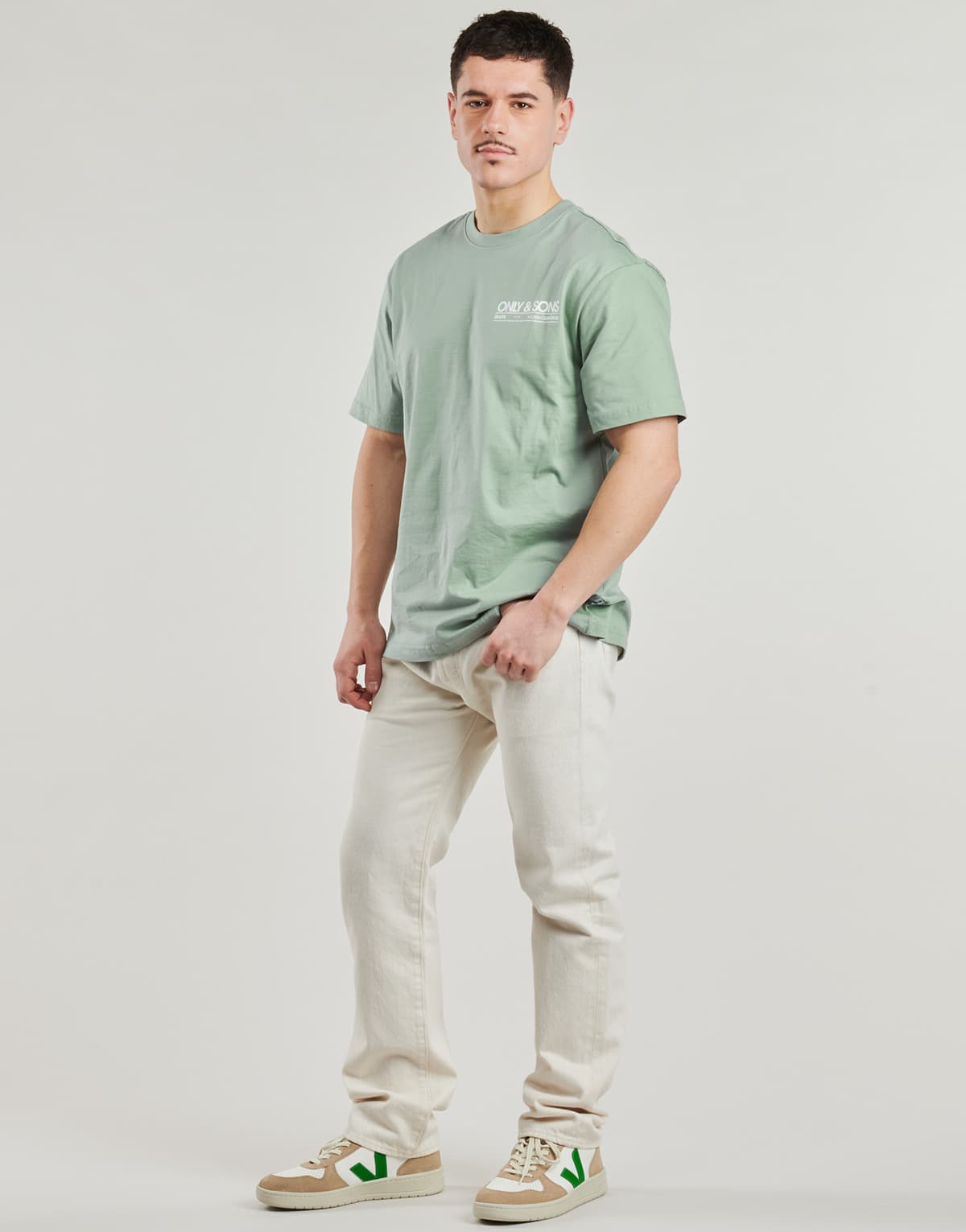 Men's T-Shirts Only & Sons Green
