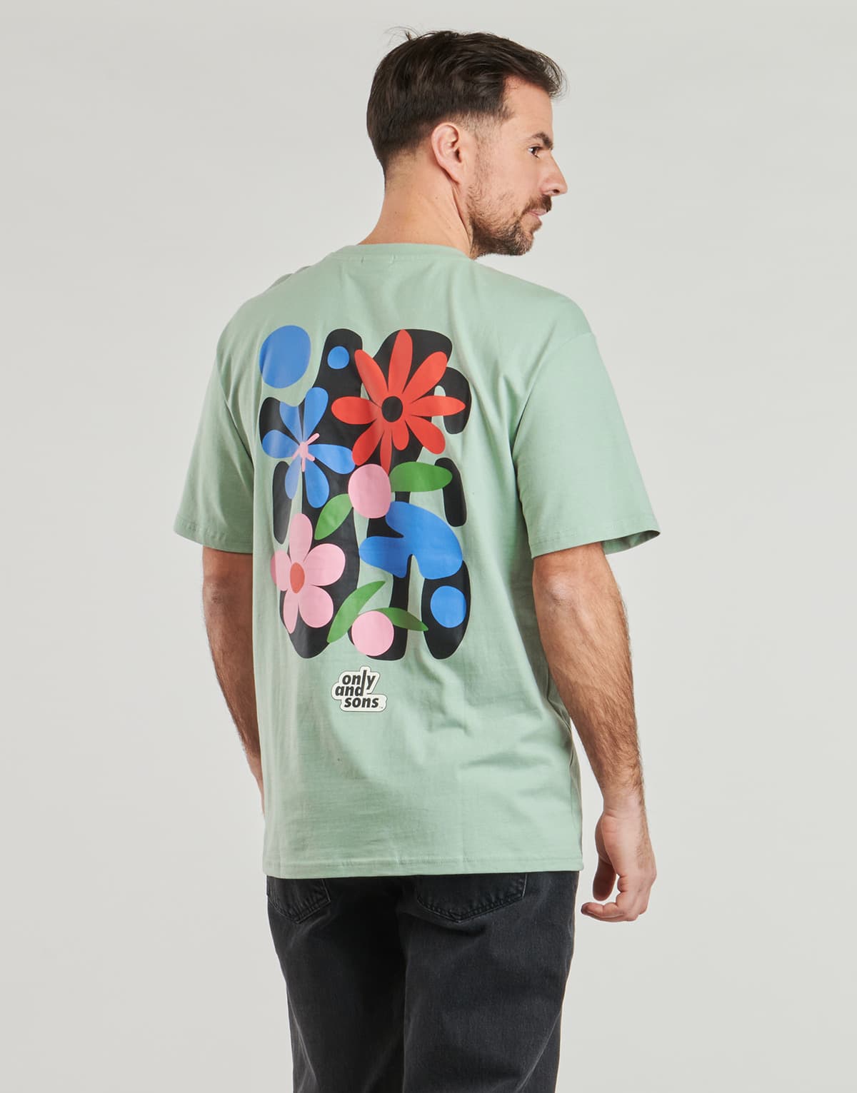 Men's T-Shirts Only & Sons Green