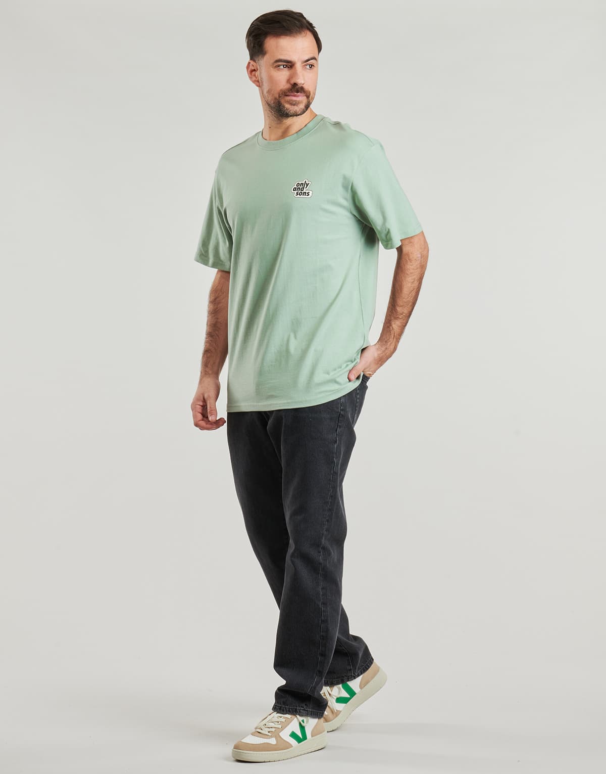 Men's T-Shirts Only & Sons Green