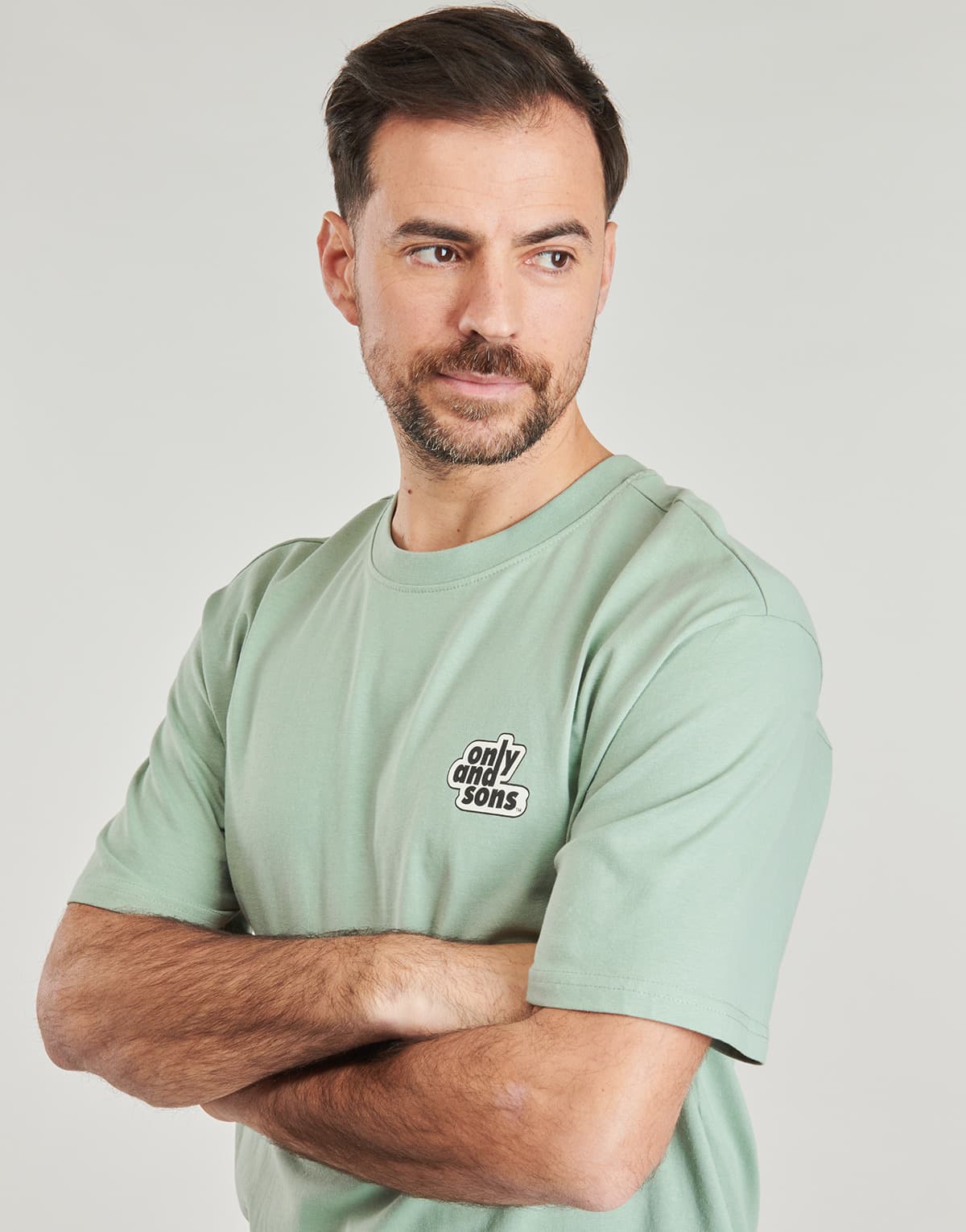 Men's T-Shirts Only & Sons Green