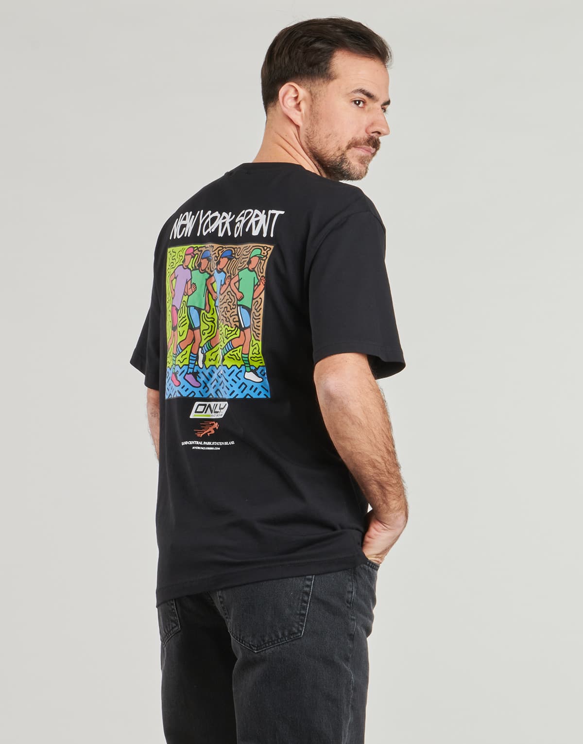 Men's T-Shirts Only & Sons Black