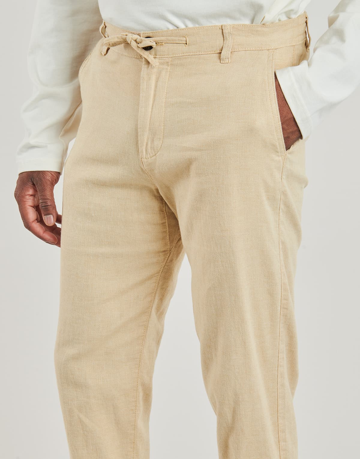 Men's Pants Selected Beige