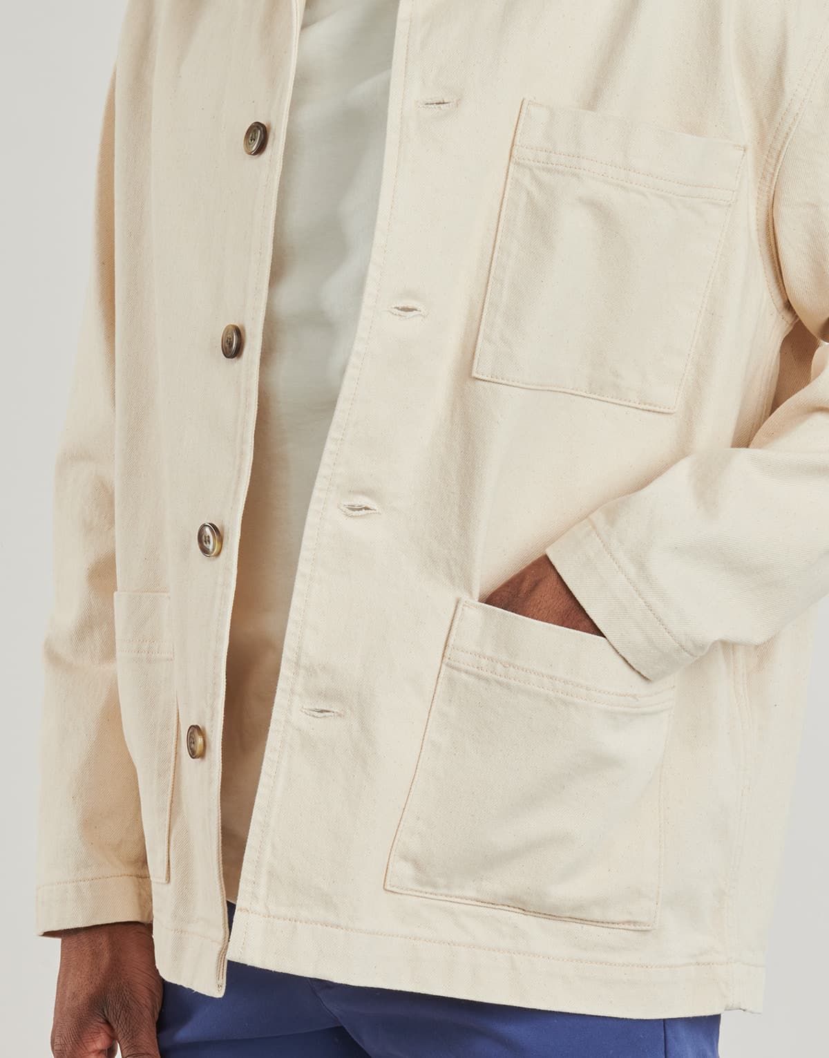 Men's T-Shirts Selected Beige