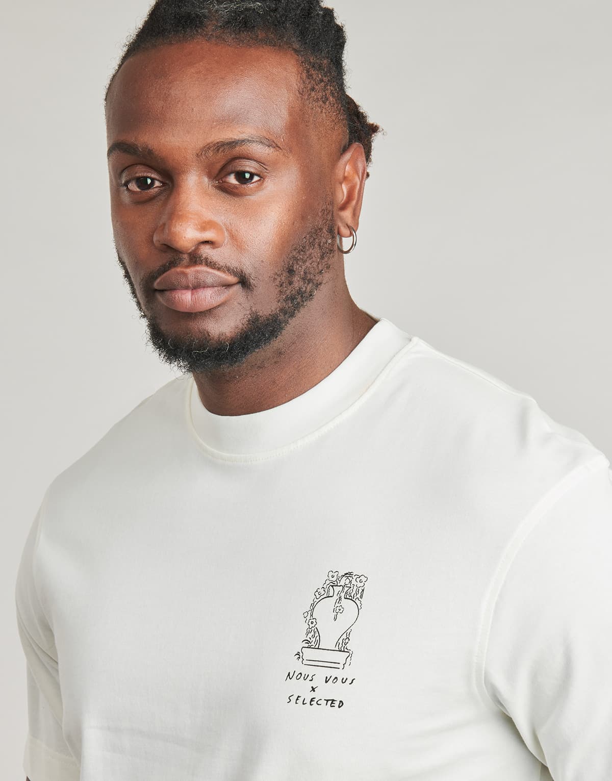 Men's T-Shirts Selected Beige