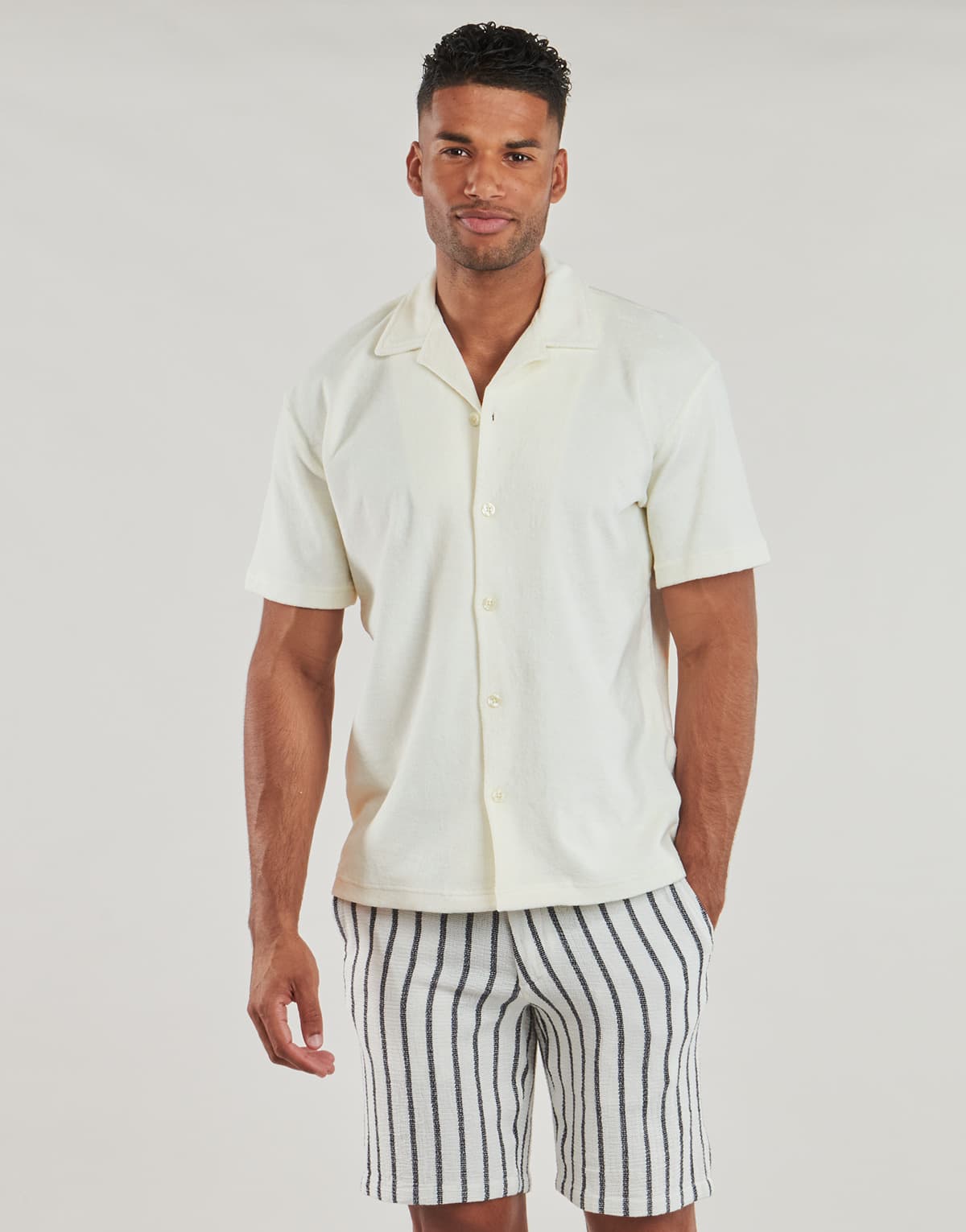 Men's Shirts Selected Beige