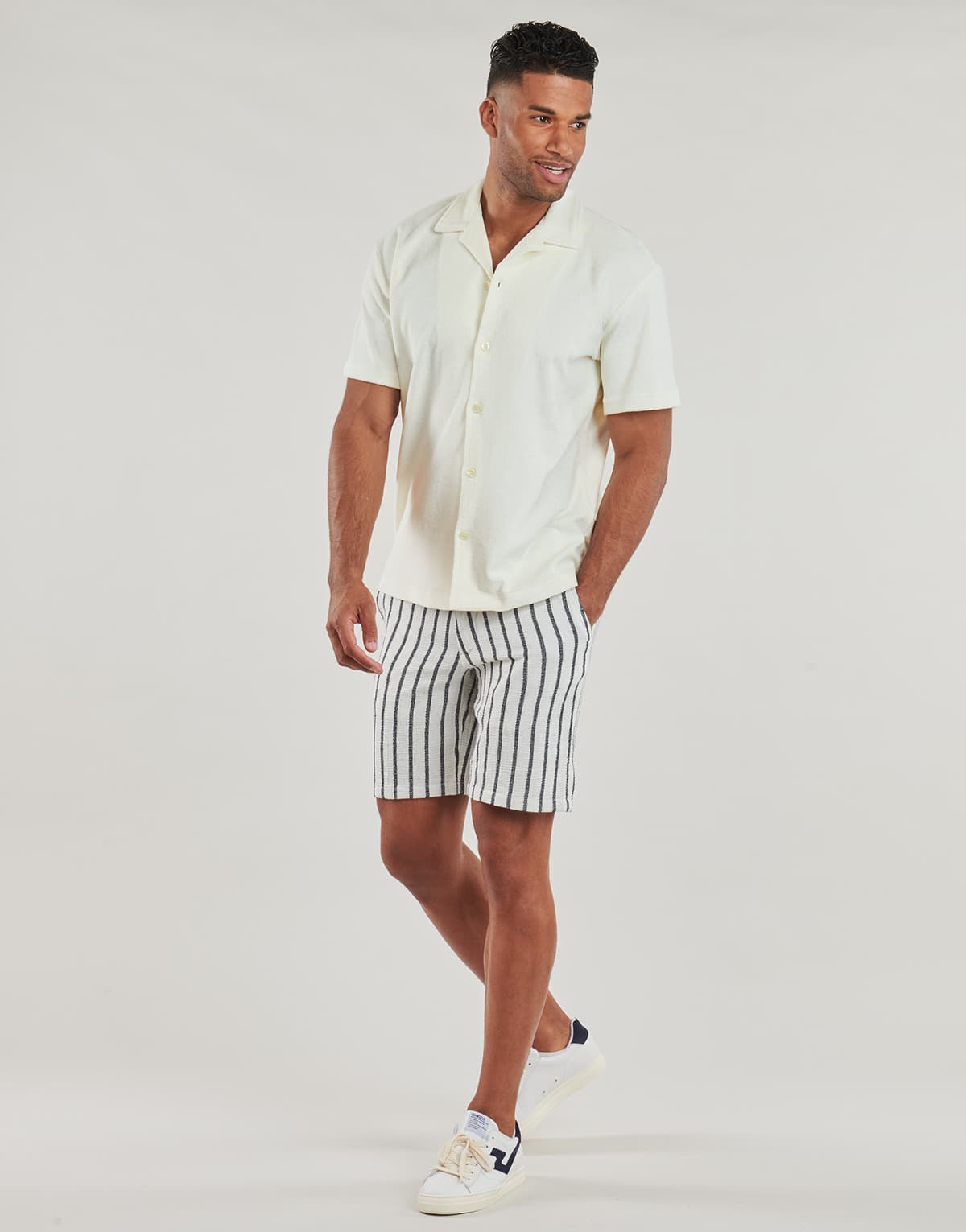 Men's Shirts Selected Beige