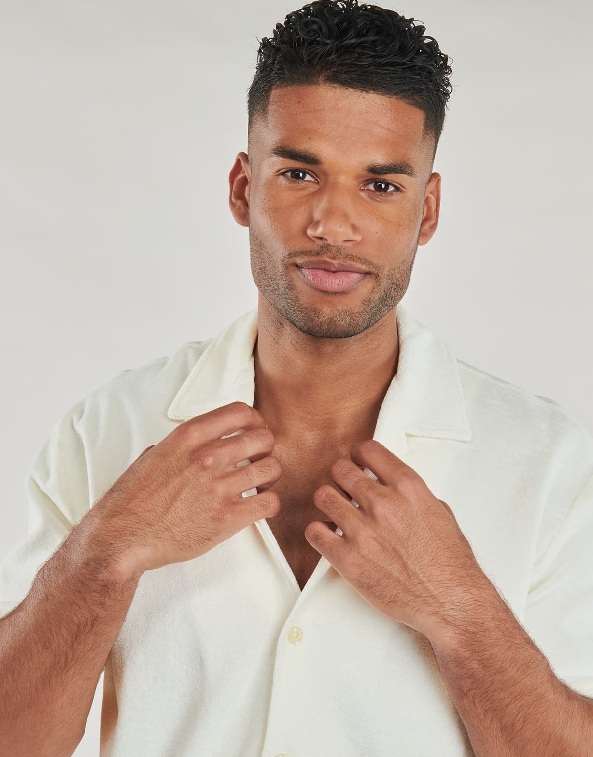 Men's Shirts Selected Beige