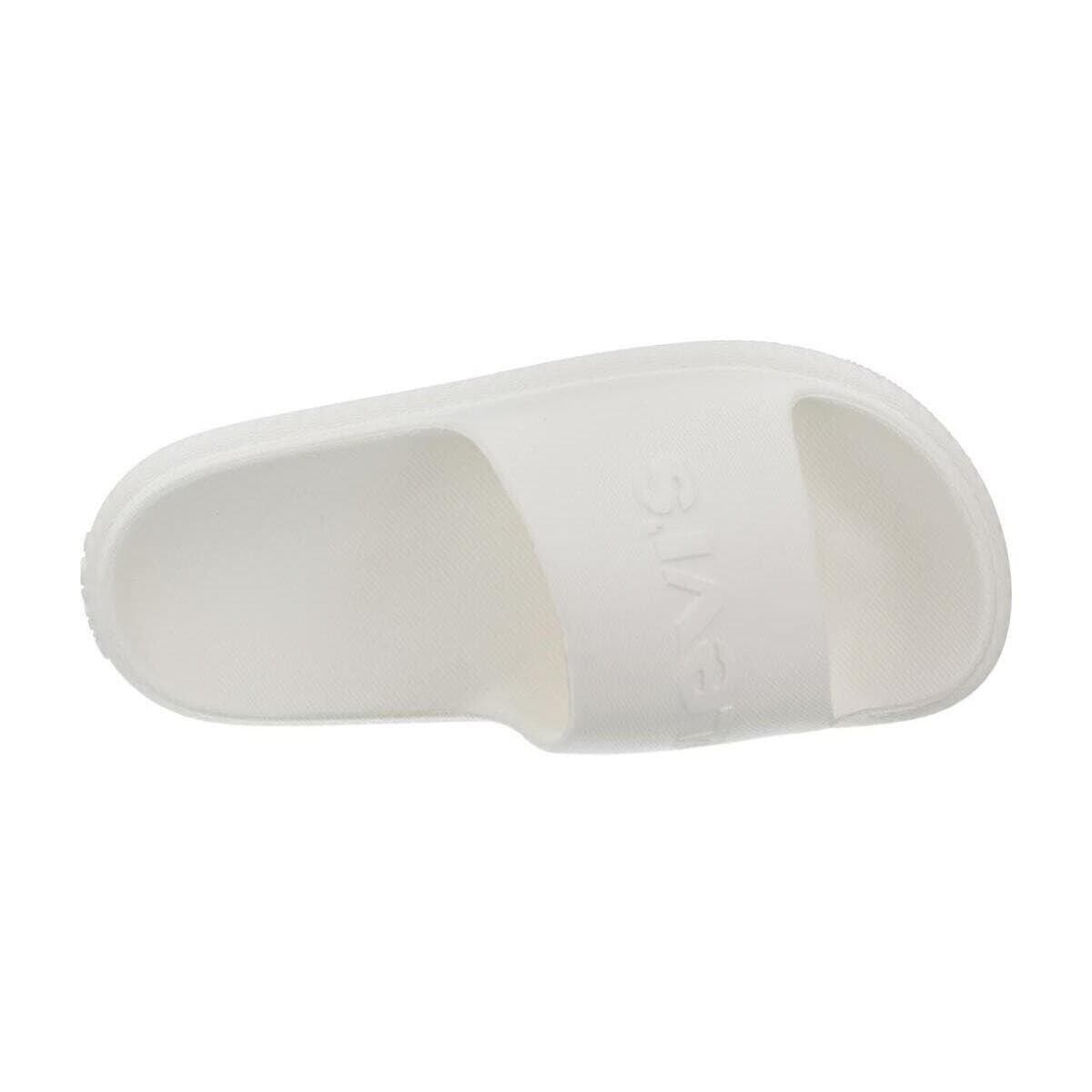 Women's Flip Flops Levis White