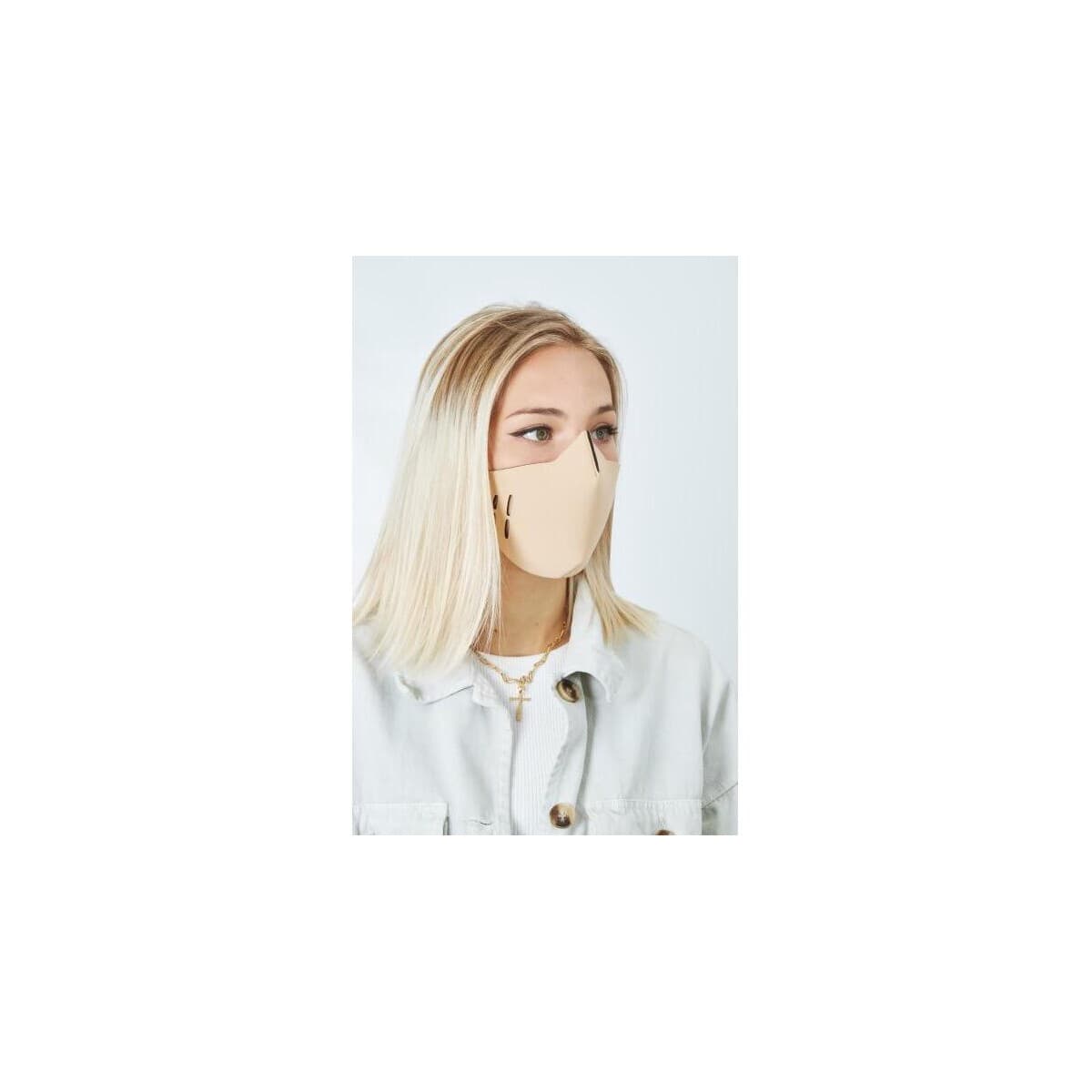 Men's Scarves Save My Bag Beige