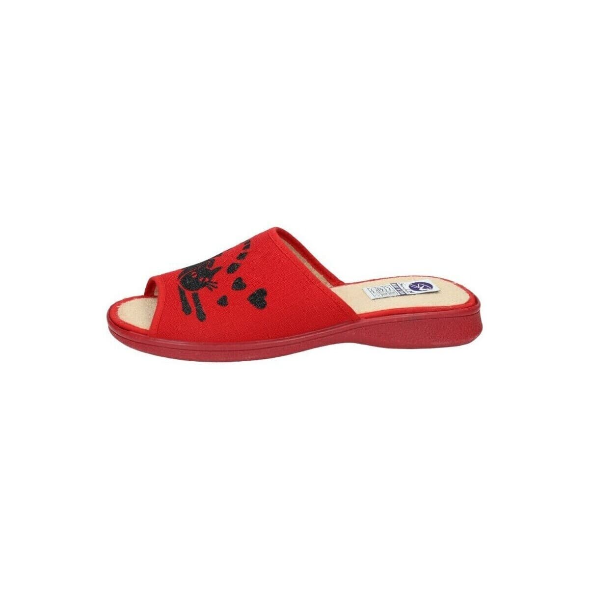 Women's House Slippers Sandali Red
