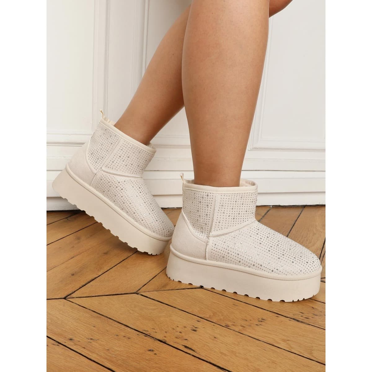 Women's Ankle Boots La Modeuse Beige