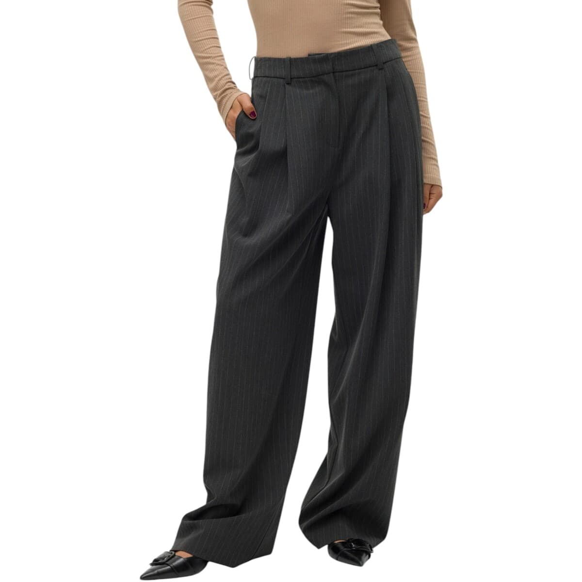 Women's Pants Vero Moda Gray