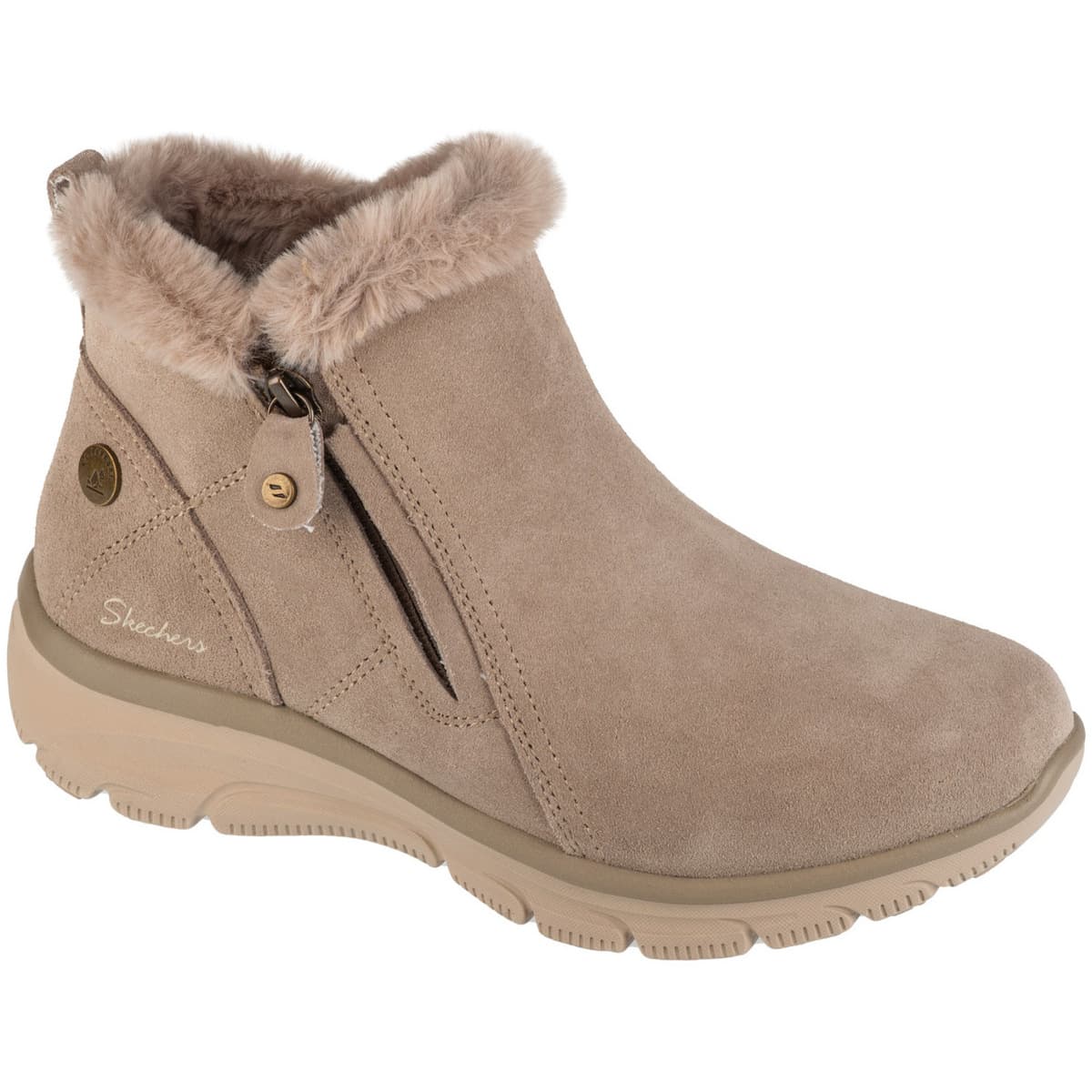 Women's Boots Skechers Beige