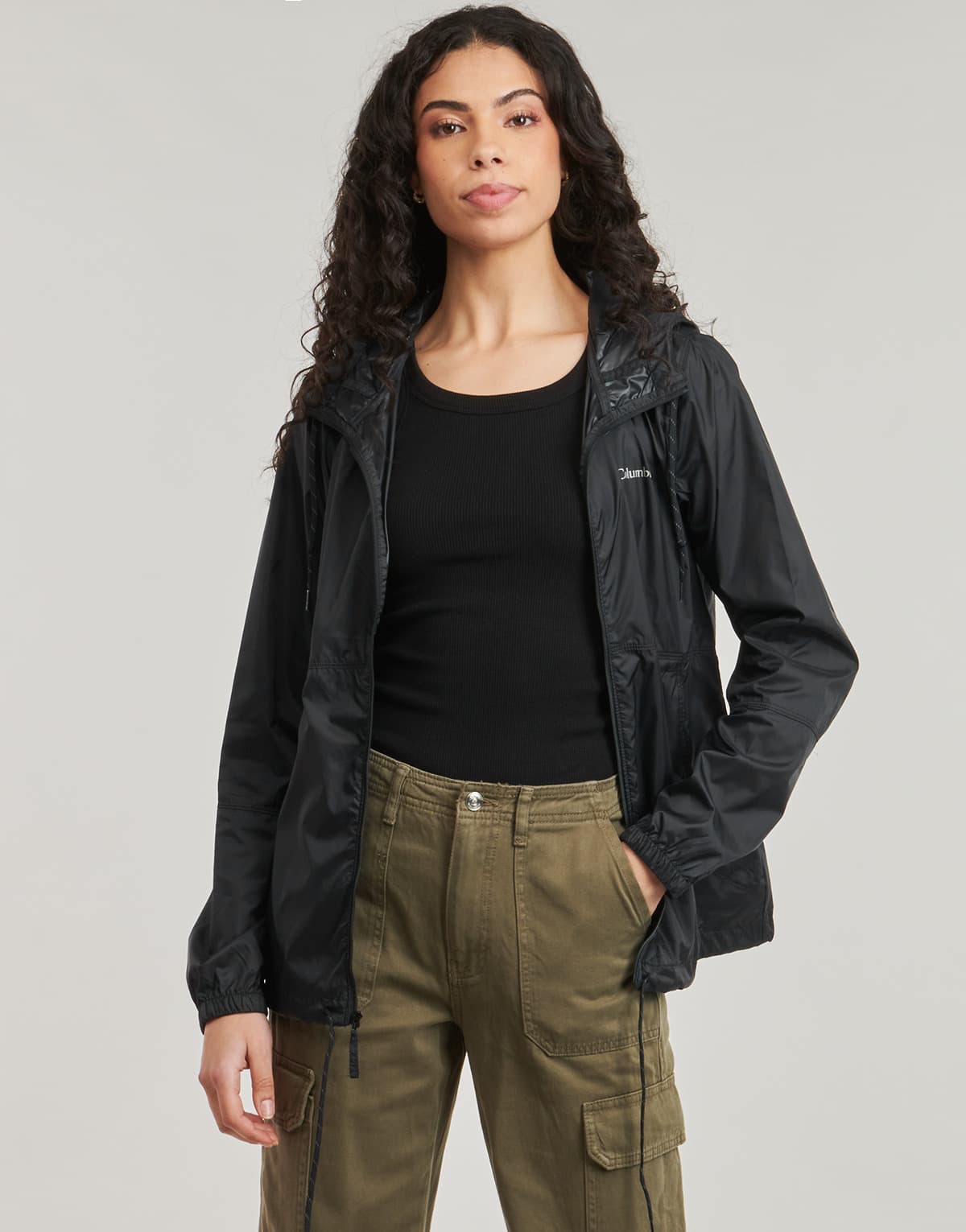 Women's Windbreakers Columbia Black